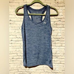 Under Armour Work Out Tank Navy Blue Small (S)